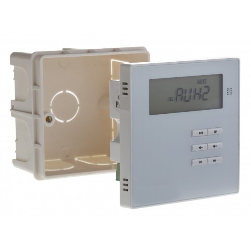 AUDIOPHONY WALLAMPMEDIA, SIENINIS GROTUVAS GALIA: 2 X 10W, PALAIKOMI FORMATAI: MP3, WMA, WAV, AAC, FLAC, PALAIKOMA ATMINTIES KORTELĖ: 128 MB - 32GB 