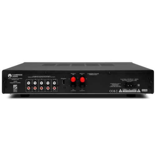 CAMBRIDGE AUDIO AXA25 INTEGRUOTAS STIPRINTUVAS GALIA 25 W - 8 OMAI, DAŽNIŲ JUOSTA: -3DB) 10HZ - 30KHZ , THD: <0.015% @ 1KHZ, 80% 