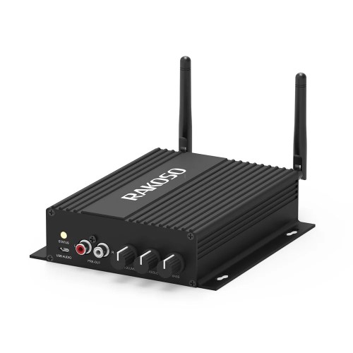 ARYLIC SA100 – D KLASĖS ANT SIENOS MONTUOJAMAS INTEGRUOTAS STEREO STIPRINTUVAS SU WI-FI IR BLUETOOTH 5.0 RYŠIU, GALIA: 2 × 50 W Į 4 Ω ARBA 8 Ω (24 V MAITINIMAS) 
