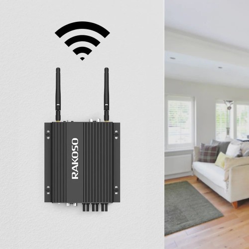 ARYLIC SA100 – D KLASĖS ANT SIENOS MONTUOJAMAS INTEGRUOTAS STEREO STIPRINTUVAS SU WI-FI IR BLUETOOTH 5.0 RYŠIU, GALIA: 2 × 50 W Į 4 Ω ARBA 8 Ω (24 V MAITINIMAS) 