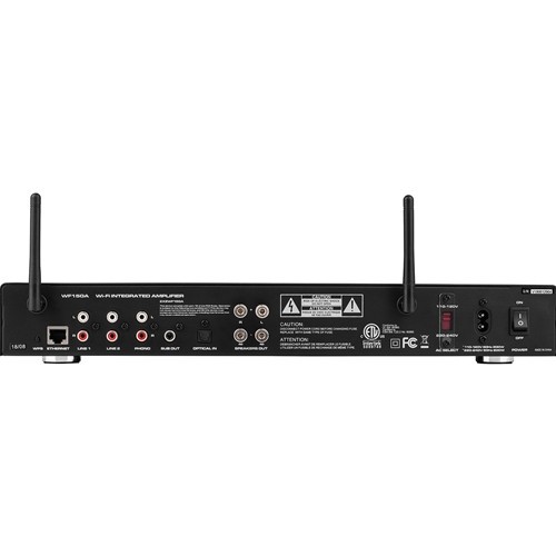 DAYTONAUDIO WF150A WI-FI BLUETOOTH MULTI-ROOM 2 X 75W STEREO STIPRINTUVAS SU  IR RYŠIO PULTU 