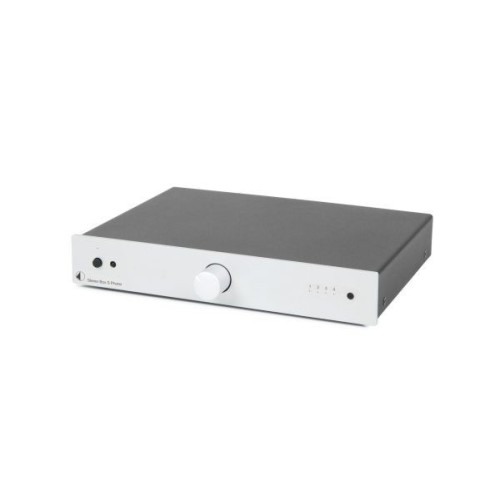 PRO-JECT STEREO BOX S PHONO INTEGRUOTAS STIPRINTUVAS 2 KANALAI,  GALIA 2X 25W RMS / 37W MAKS. DAŽNIŲ JUOSTA 20HZ - 20KHZ (-1.5 DB) 