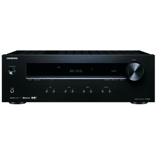 ONKYO TX-8220 STEREO 2.1 GARSO STIPRINTUVAS RESYVERIS 2X140 BLUETOOTH AUDIO FM RADIJAS 