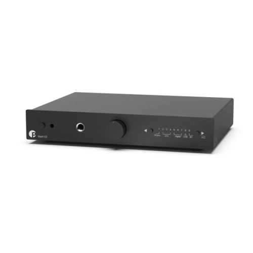 PRO-JECT MAIA S2 INTEGRUOTAS STEREO STIPRINTUVAS 2 KANALAI, GALIA 2X 25W / 38W VARŽA 8 / 4 OMAI, XMOS, DAC 
