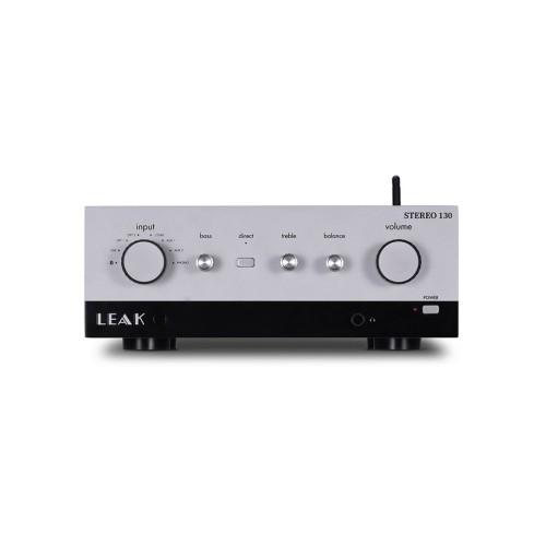 LEAK STEREO 130, INTEGRUOTAS STIPRINTUVAS GALIA: 2 X 65W  PRIE 4 OMŲ, DAC: ESS SABRE32 REFERENCE ES9018K2M, DAŽNIŲ JUOSTA: 20HZ-20KHZ (+/-0.5DB) 