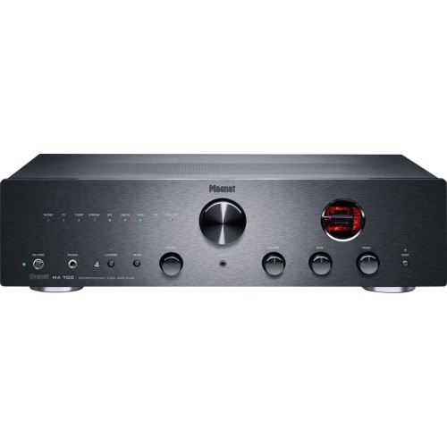 MAGNAT MA 700 STEREO HI-END HIBRIDINIS INTEGRUOTAS STIPRINTUVA GALIA: 2 X 70 W RMS, A/B KLASĖS STIPRINTUVAS, SUBSONINIS FILTRAS: 16 HZ, 18 DB/OCT, PALAIKOMAS SAMPLINGO DAŽNIS: 44.1/48/88.2/96/176.4/192KHZ 