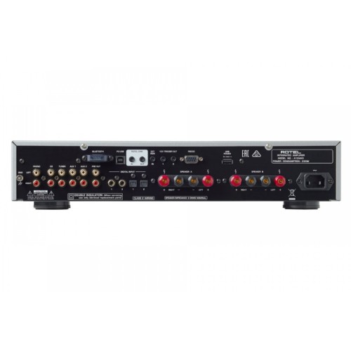 ROTEL A-12 MKII INTEGRUOTAS AB KLASĖS STIPRINTUVAS SU DAC GALIA: 60W/CH (8Ω), DAMPING FACTOR: 220, BLUETOOTH APTX 