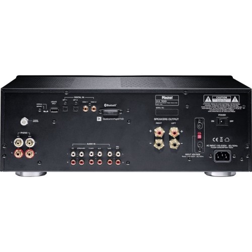 MAGNAT MA 900  STEREO HI-END HIBRIDINIS INTEGRUOTAS GARSO STIPRINTUVAS GALIA: 2 X 320W, BLUETOOTH® 5.0, DAŽNIŲ JUOSTA: 20 HZ – 20 KHZ (+/-0,3 DB)  