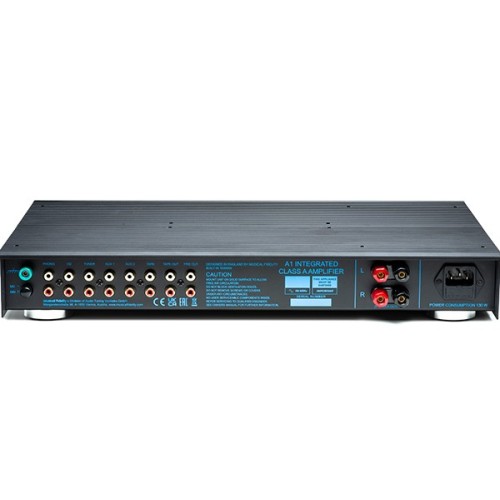 MUSICAL FIDELITY A1 INTEGRUOTAS A KLASĖS STEREO STIPRINTUVAS 2 X 25 W RMS (8OHM) DAŽNIŲ JUOSTA: 10HZ TO 40 KHZ (+ 0, –1DB) 