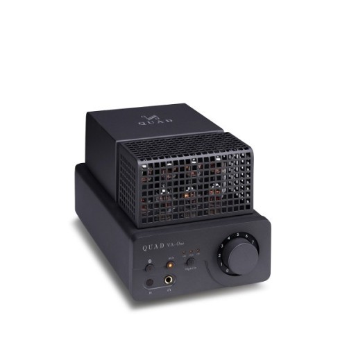 QUAD VA-ONE INTEGRUOTAS LEMPINIS STIPRINTUVAS SU SKAITMENINIAIS ĮĖJIMAIS IR BLUETOOTH APTX SĄSAJA. GALIA: 2 X 15W (6Ω), 2 X 12W RMS(8Ω/4Ω). 6.3MM AUSINIŲ IŠĖJIMAS. ANALOGINIS (RCA) ĮĖJIMAS 
