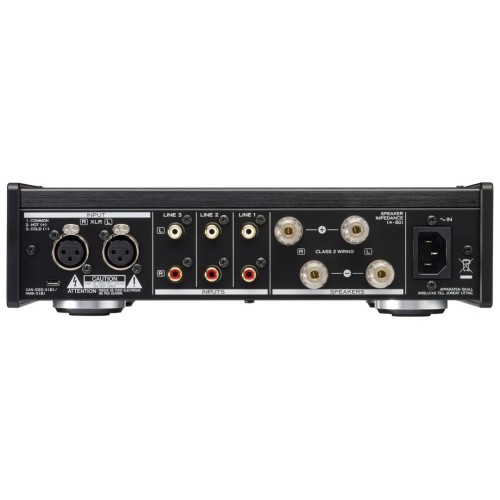 TEAC AX-505 - AUKŠTOS KLASĖS STEREO INTEGRUOTAS STIPRINTUVAS,  MAKSIMALI IŠĖJIMO GALIA:  130 W + 130 W (4 Ω, 1 KHZ, JEITA)  90 W + 90 W (8 Ω, 1 KHZ, JEITA)  
