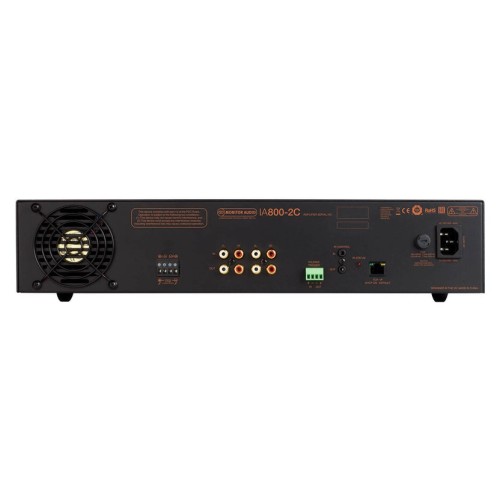 MONITOR AUDIO IA800-2C STIPRINTUVAS ĮĖJIMO GALIA 100 MV / 1 W, 2200 MV TILTAS 8 OMAI GALIA 2000 W 