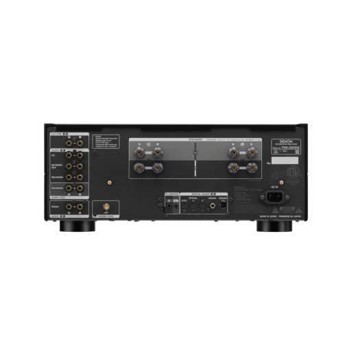 DENON PMA-3000NE – IŠSKIRTINĖS KLASĖS INTEGRUOTAS STEREO STIPRINTUVAS. GALIA:  80 W PER KANALĄ Į 8 Ω (2 KANALAIS, 20 HZ–20 KHZ, T.H.D. 0,07 %), 160 W PER KANALĄ Į 4 Ω (1 KHZ, T.H.D. 0,7 %) 