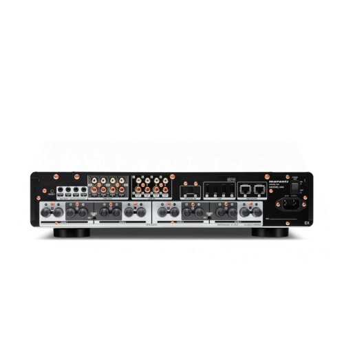 MARANTZ MODEL M4 4 ZONŲ INTEGRUOTAS MULTI-ROOM STIPRINTUVAS SU HEOS TECHNOLOGIJA, GALIA: 8 KANALAI PO 100 W KIEKVIENAM (8 OMŲ, 20–20 KHZ, 0,05% THD) , D KLASĖS STIPRINTUVAS, DAŽNIŲ JUOSTA: 20 HZ – 20 KHZ (±0,5 DB) 