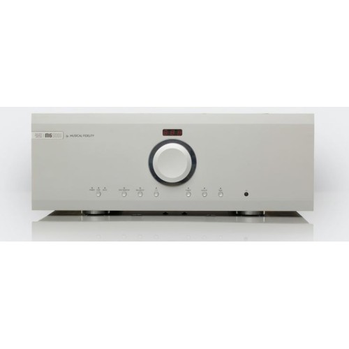 MUSICAL FIDELITY M6-500I  INTEGRUOTAS STIPRINTUVAS GALIA 500W PER KANALĄ VARŽA  8 OMAI (27DBW) DAŽNIŲ JUOSTA 0, –0.1DB, 10HZ TO 20 KHZ 