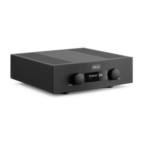 HEGEL H400 – AUKŠČIAUSIOS AB KLASĖS INTEGRUOTAS STIPRINTUVAS SU INTEGRUOTU DAC. GALIA:  250 W PRIE 8 Ω  STABILUS 2 Ω APKROVAI  DAMPING FACTOR: 4000 