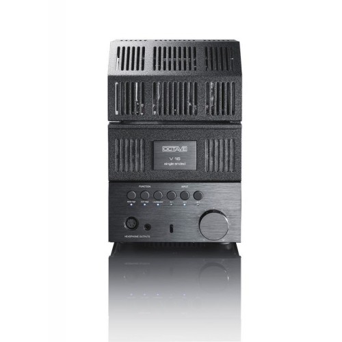 OCTAVE OCTAVE V 16 SINGLE ENDED STEREO INTEGRUOTAS STIPRINTUVAS GALIA: 2 X 50W, DAŽNIŲ JUOSTA: 10 HZ – 80 KHZ, ECO MODE, POWER MANGMENT FUNCKIJA 