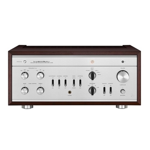 LUXMAN LX-380 INTEGRUOTAS LEMPINIS STEREO STIPRINTUVAS SU MM/MC ĮĖJIMU 2 X 18W (8Ω), 2 X 20W (6Ω) 2 X 14W (4OHM). PANAUDOTOS 6L6GC X 4, ECC82 X 3 LEMPOS 
