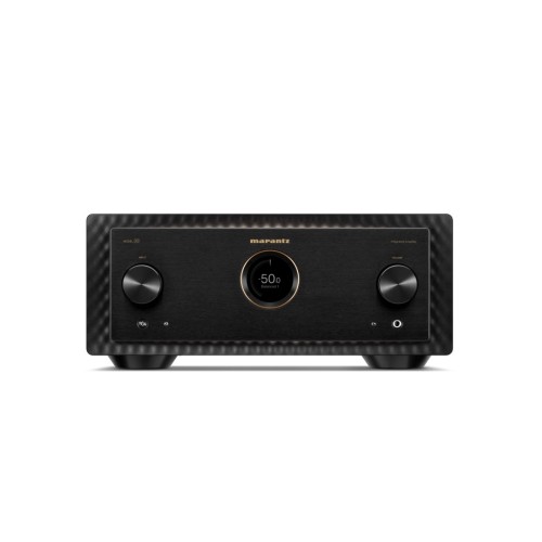 MARANTZ MODEL 10 INTEGRUOTAS D-KLASĖS STIPRINTUVAS , NOMINALI GALIA:  250 W (8 OMŲ, 20 HZ – 20 KHZ, 0,05% THD) 500 W (4 OMŲ, 20 HZ – 20 KHZ, 0,05% THD), DAŽNIŲ DIAPOZONAS: 10 HZ – 100 KHZ (+0 DB / –3 DB), 20 HZ – 20 KHZ (+0 DB / –0,3 DB) 