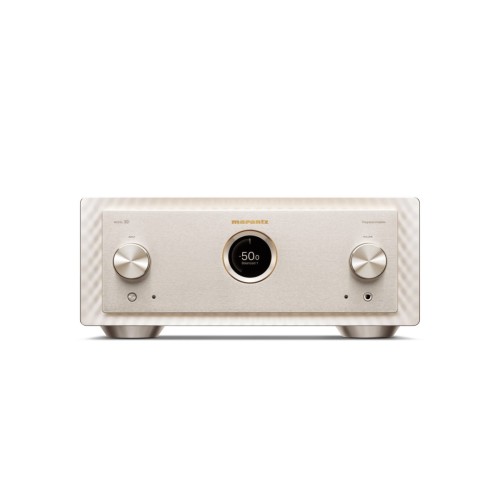 MARANTZ MODEL 10 INTEGRUOTAS D-KLASĖS STIPRINTUVAS , NOMINALI GALIA:  250 W (8 OMŲ, 20 HZ – 20 KHZ, 0,05% THD) 500 W (4 OMŲ, 20 HZ – 20 KHZ, 0,05% THD), DAŽNIŲ DIAPOZONAS: 10 HZ – 100 KHZ (+0 DB / –3 DB), 20 HZ – 20 KHZ (+0 DB / –0,3 DB) 