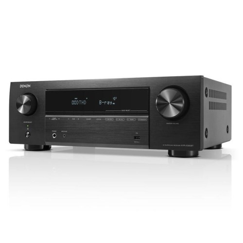 DENON AVR-X580BT – 5.2 KANALO 8K AV IMTUVAS-STIPRINTUVAS. GALIA: ‑ 70 W ×5 PRIE 8 Ω (20 HZ–20 KHZ, THD ≤0.08 %), ‑ 90 W ×5 PRIE 6 Ω (1 KHZ, THD ≤0.7 %) 