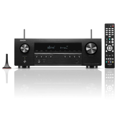 DENON AVC-S660H, 5.2 KANALŲ AV IMTUVAS - STIPRINTUVAS GALIA: 5 X 135 W  (4 OMAI, 20HZ - 20KHZ, THD 0,08%), AMAZON ALEXA, GOOGLE ASSISTANT ARBA APPLE SIRI PALAIKYMAS 