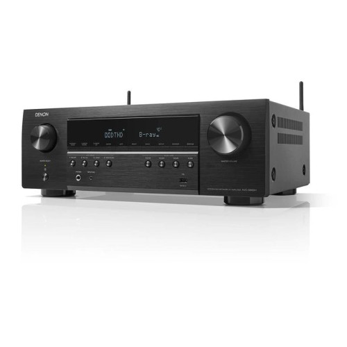 DENON AVC-S660H, 5.2 KANALŲ AV IMTUVAS - STIPRINTUVAS GALIA: 5 X 135 W  (4 OMAI, 20HZ - 20KHZ, THD 0,08%), AMAZON ALEXA, GOOGLE ASSISTANT ARBA APPLE SIRI PALAIKYMAS 