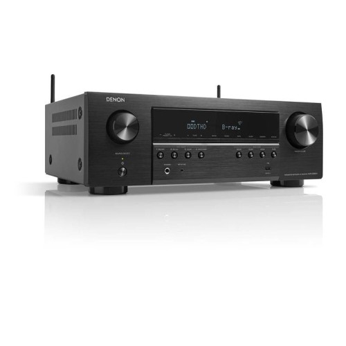 DENON AVR-S660H, 5.2 KANALŲ AV IMTUVAS - STIPRINTUVAS GALIA: 5 X 75 W  (8 OMAI, 20HZ - 20KHZ, THD 0,08%), AMAZON ALEXA, GOOGLE ASSISTANT ARBA APPLE SIRI PALAIKYMAS 