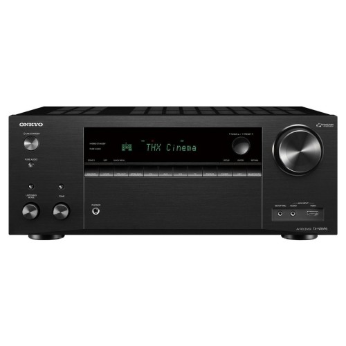 ONKYO TX-NR696 7.2 KANALO TINKLINIS NAMŲ KINO STIPRINTUVAS RESYVERIS 7X175W THX® CERTIFIED SELECT™ CHROMECAST, AIRPLAY 2, DTS PLAY-FI®, FLARECONNECT™, SPOTIFY®, AMAZON MUSIC, TIDAL, DEEZER, TUNEIN 