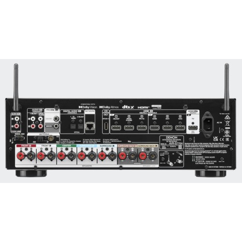 AVR-S770H NAMŲ KINO GARSO STIPRINTUVAS RESYVERIS GALIA: 7 X 165W, 7.2 KANALO PALAIKYMAS, POPULIARIAUSIŲ MUZIKOS SERVISŲ PALAIKYMAS, AMAZON ALEXA, GOOGLE ASSISTANT BEI APPLE SIRI PALAIKYMAS 