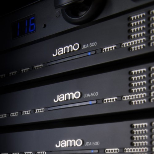 JAMO JDA-500  DSP GARSO STIPRINTUVAS GALIA 500W,  G/H KLASĖS STIPRINTUVAS, THD <1% 