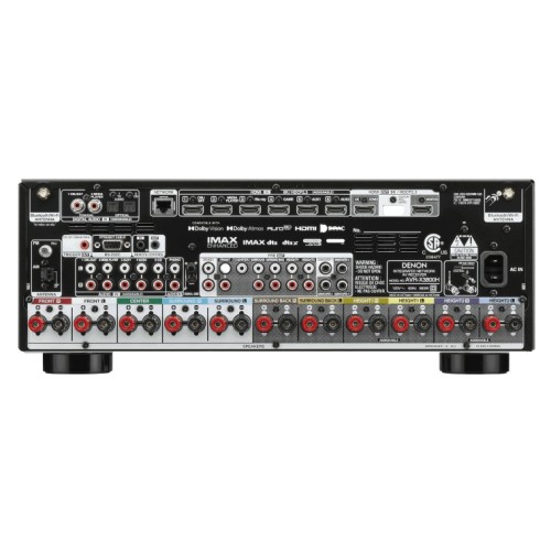 DENON AVC-X3800H 7.2 KANALŲ IMTUVAS-STIPRINTUVAS 8K GALIA: 7 X 215W,  AIRPLAY, TUNEIN BEI KITŲ SERVISŲ PALAIKYMAS, HEOS APP PALAIKYMAS 