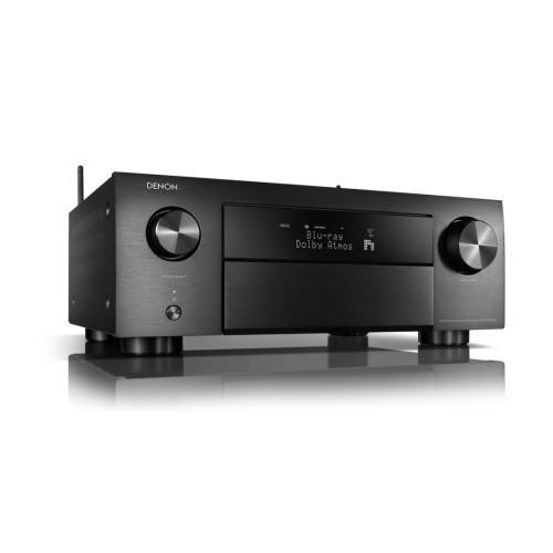 DENON AVC-X4700H 9.2 KANALŲ 3-ZONŲ 8K NAMŲ KINO STIPRINTUVAS/RESYVERIS GALIA 9 X 200W. AMAZON ALEXA, APPLE AIRPLAY BEI GOOGLE ASSISTANT PALAIKYMAS, 3D GARSO STANDARTAS 