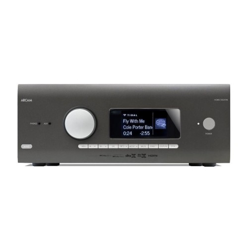 ARCAM AVR5, AV RESYVERIS- STIPRINTUVAS GALIA: 7 X 85W, 4K (UHD) HDMI2.0B SU HDCP2.2, BLUETOOTH SUI APTX®HD, APPLE AIRPLAY2, GOOGLE CHROMECAST PALAIKYMAS