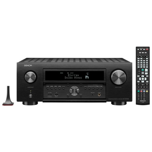 DENON AVC-X6700H 11.2 KANALO 8K NAMŲ KINO STIPRINTUVAS RESYVERIS GALIA 11X205W, AMAZON ALEXA, APPLE AIRPLAY BEI GOOGLE ASSISTANT, 3D GARSO STANDARTAS 