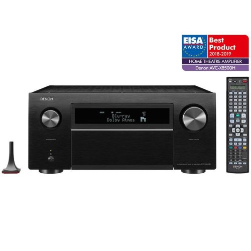 DENON AVC-X8500HA AV IMTUVAS - STIPRINTUVAS, GALIA: 13 X 210W, BLUETOOTH IR AIRPLAY 2 BEI WI-FI PALAIKYMAS, MUZIKOS TRANSLIAVIMO SERVISŲ PALAIKYMAS, AUDYSSEY MULTEQ XT32 PALAIKYMAS 