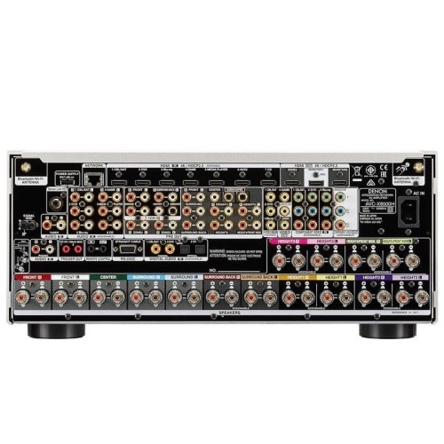 DENON AVC-X8500HA AV IMTUVAS - STIPRINTUVAS, GALIA: 13 X 210W, BLUETOOTH IR AIRPLAY 2 BEI WI-FI PALAIKYMAS, MUZIKOS TRANSLIAVIMO SERVISŲ PALAIKYMAS, AUDYSSEY MULTEQ XT32 PALAIKYMAS 