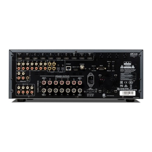 ARCAM AVR550 AV RESYVERIS STIPRINTUVAS 7 KANALAI, 1KHZ, 0.2% THD - 90W FM / DAB / DAB+ 