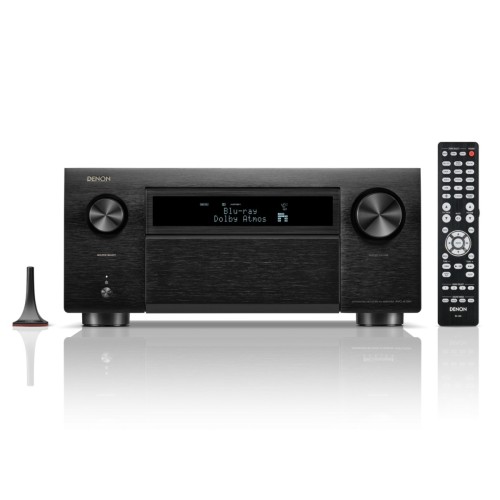 DENON AVC-A10H NAMŲ KINO STIPRINTUVAS GALIA:150 W PER KANALĄ (8 OMŲ, 20 HZ – 20 KHZ, 0.08% THD), DAŽNIO ATSAKAS:  10 HZ – 100 KHZ (-3 DB) 