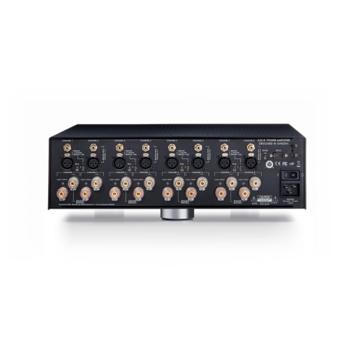 PRIMARE A35.8, 8-NIŲ KANALŲ GARSO STIPRINTUVAS GALIA: 8 X 150W, VARŽA: 8 OMAI, XLR IR RCA JUNGTYS: 8 