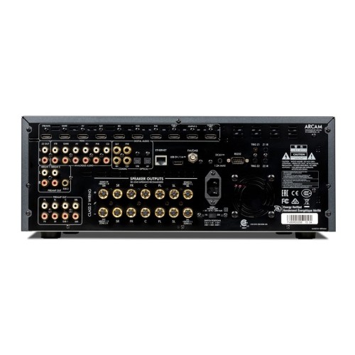 ARCAM AVR850 AV RESYVERIS STIPRINTUVAS DOLBY ATMOS & DTS:X 7.1.4 4K (UHD) HDMI2.0A CIRRUS CS42528 G KLASĖ 