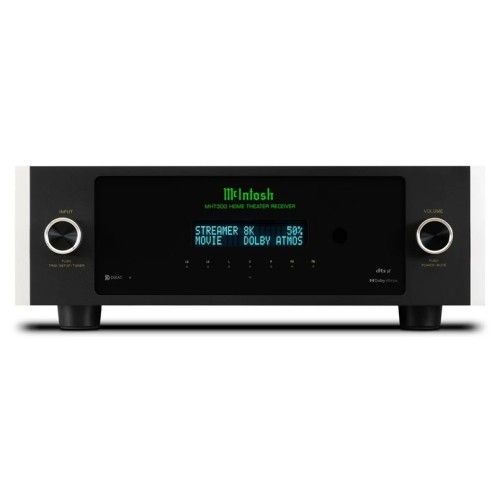 ​MCINTOSH MHT300 – GALINGAS 7.2 KANALŲ NAMŲ KINO STIPRINTUVAS. GALIA: 150W Į 4 OMUS, 120W Į 8 OMUS  VAIZDO PALAIKYMAS: 8K/60HZ, 4K/120HZ, HDMI 2.1  GARSO FORMATŲ PALAIKYMAS: DOLBY ATMOS, DTS:X 