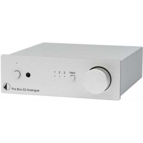 PRO-JECT PRE BOX S2 ANALOGUE ANALOGINIS PRADINIS STIPRINTUVAS DAŽNIŲ JUOSTA 20 HZ - 40 KHZ (+0 - 0.5 DB), THD 0.0005%  