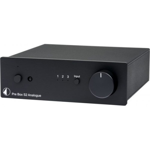 PRO-JECT PRE BOX S2 ANALOGUE ANALOGINIS PRADINIS STIPRINTUVAS DAŽNIŲ JUOSTA 20 HZ - 40 KHZ (+0 - 0.5 DB), THD 0.0005%  