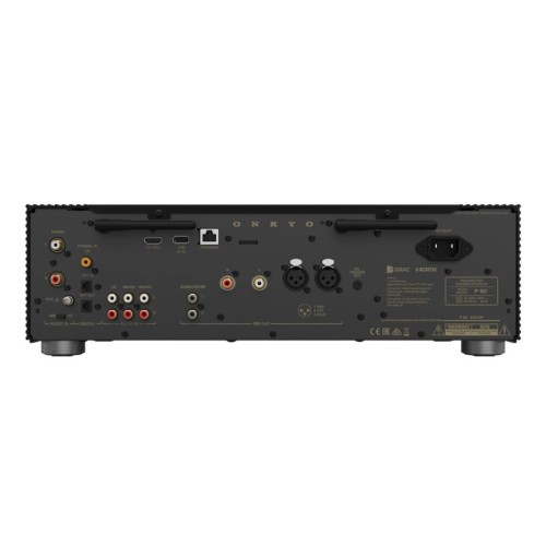 ONKYO P-80 PRADINIS STIPRINTUVAS SU TINKLO GROTUVU, DAC: AK4452 32-BIT / UP TO 768 KHZ, HDMI EARC, AIRPLAY 2, CHROMECAST, ROON READY, SPOTIFY, TIDAL, QOBUZ, ETC. 