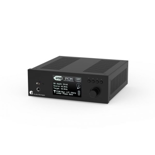 PRO-JECT PRE BOX RS2 DIGITAL PRADINIS STIPRINTUVAS DU MONO DAC 2X ESS9038Q2M, XMOS, HDMI, USB, XLR 