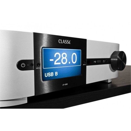 CLASSÉ CP-800 PRADINIS STIPRINTUVAS SU D/A KEITIKLIU IR TINKLO GROTUVU GROJA APPLE LOSSLESS (ALAC), MP3, FLAC, WAV, OGG VORBIS, WMA, AAC IŠ USB LAIKMENŲ 