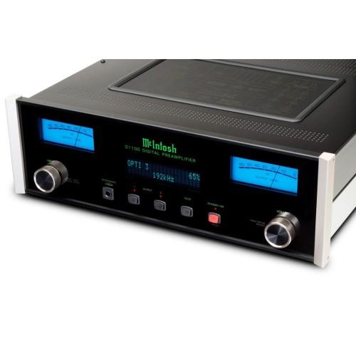 MCINTOSH D1100 – AUKŠTOS KLASĖS 2 KANALŲ SKAITMENINIS PRADINIS STIPRINTUVAS. ĮĖJIMAI:  4 SKAITMENINIAI ĮĖJIMAI (2 X KOAKSIALINIAI, 2 X OPTINIAI),  DAŽNIŲ JUOSTA: 20 HZ – 20 KHZ (±0,5 DB). 