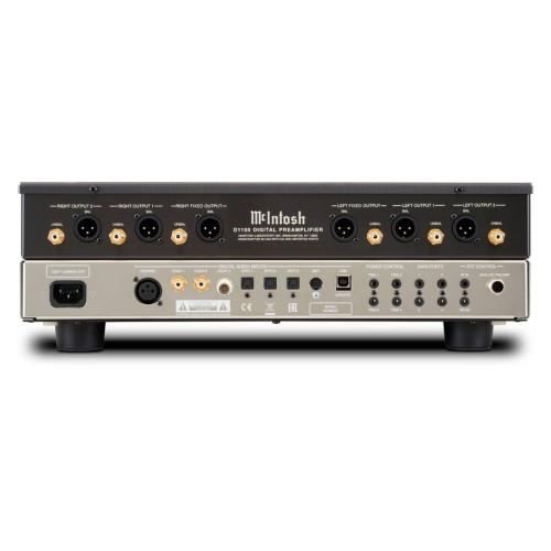 MCINTOSH D1100 – AUKŠTOS KLASĖS 2 KANALŲ SKAITMENINIS PRADINIS STIPRINTUVAS. ĮĖJIMAI:  4 SKAITMENINIAI ĮĖJIMAI (2 X KOAKSIALINIAI, 2 X OPTINIAI),  DAŽNIŲ JUOSTA: 20 HZ – 20 KHZ (±0,5 DB). 
