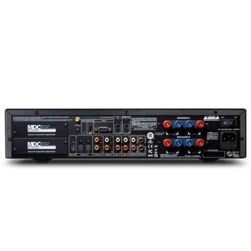 NAD C 389, HIBRIDINIS SKAITMENINIS GARSO STIPRINTUVAS GALIA: 210W, VARŽA: 8 OMAI, JITTER-FREE 32-BIT/384KHZ ESS SABRE 9028 DAC, MDC2 BLUOS-D MODULIS 